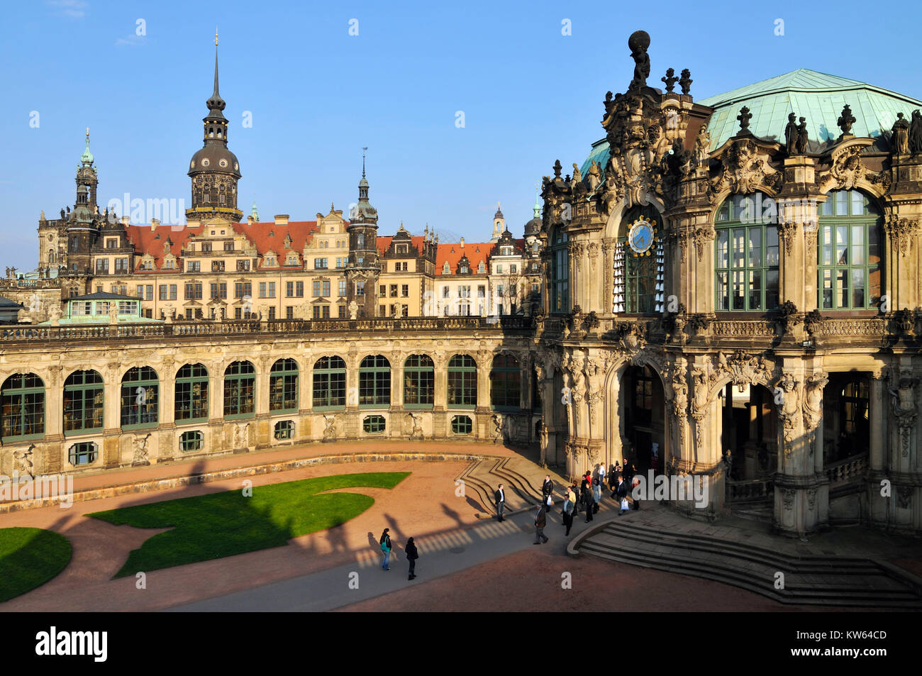 Dresden kennel, Dresdner Zwinger Stock Photo