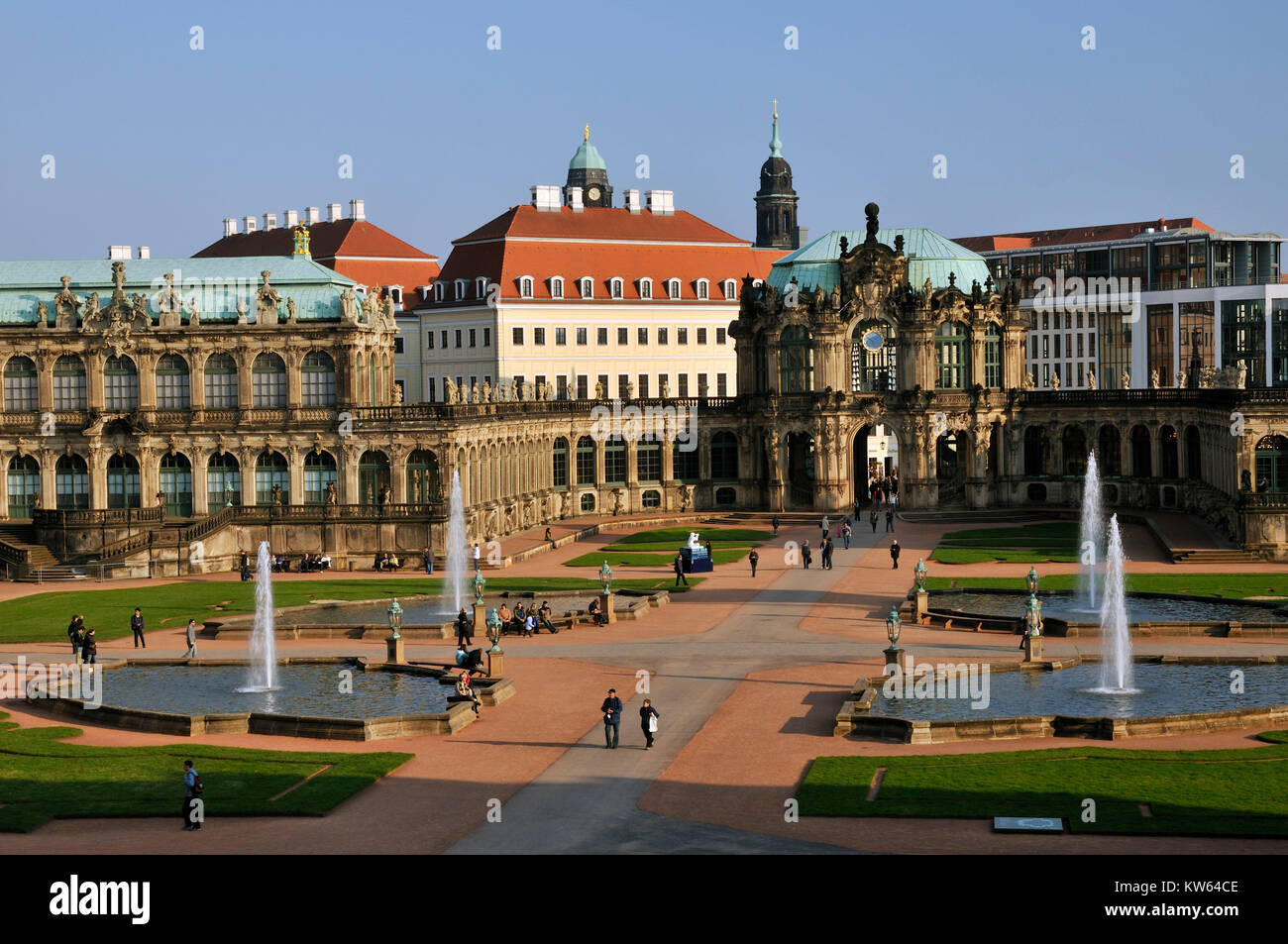 Dresden kennel, Dresdner Zwinger Stock Photo