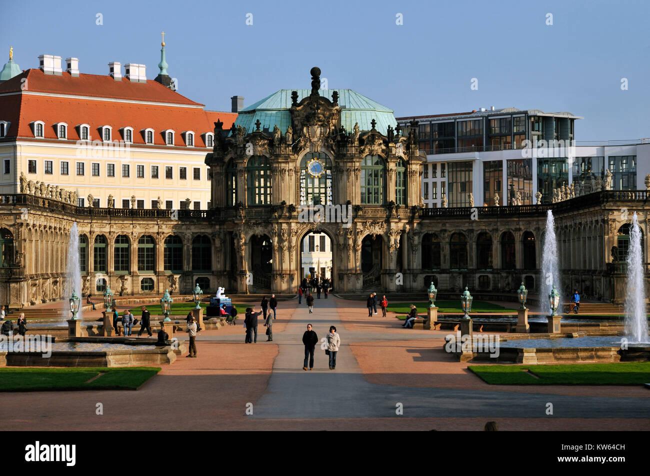 Dresden kennel, Dresdner Zwinger Stock Photo