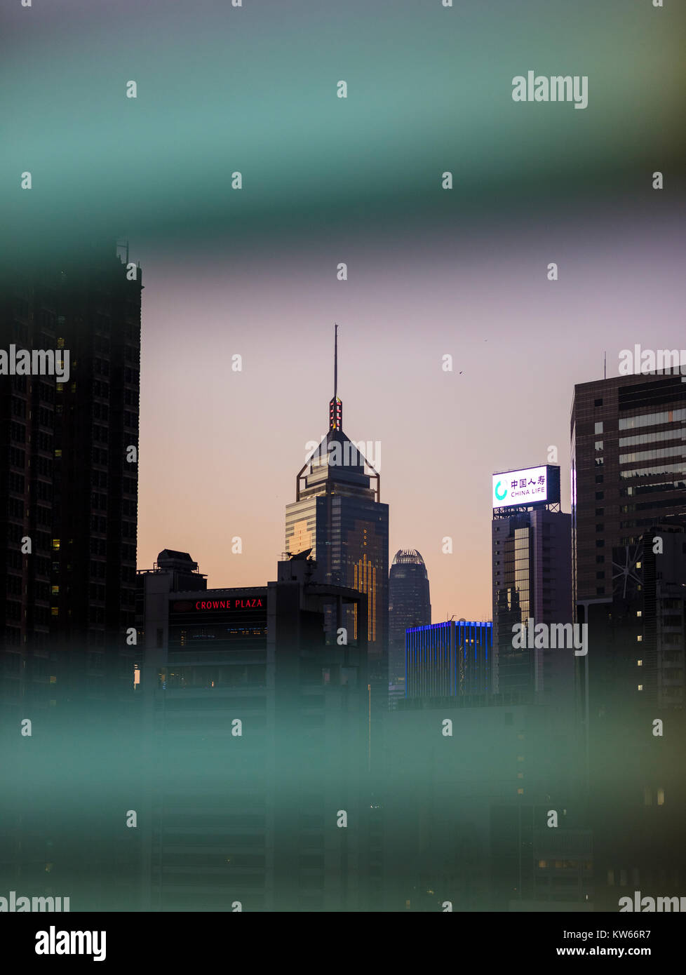 View of buildings in Causeway Bay, Hong Kong Stock Photo - Alamy