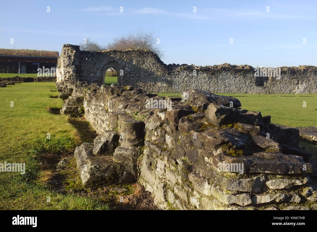 Lesnes Abbey ruins (12th century), Thamesmead, near Abbey Wood, south