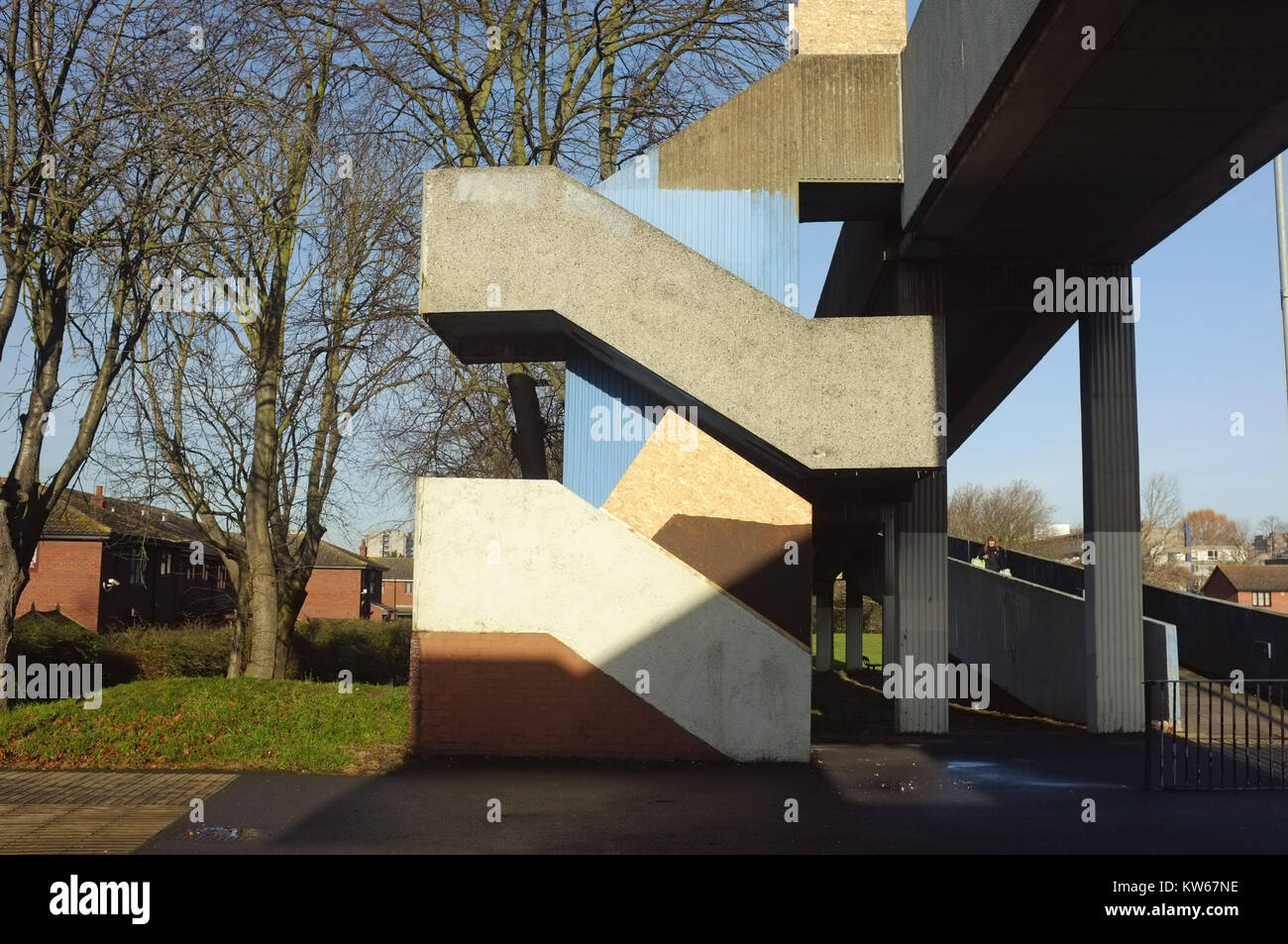 London council estate stairs hi-res stock photography and images - Alamy