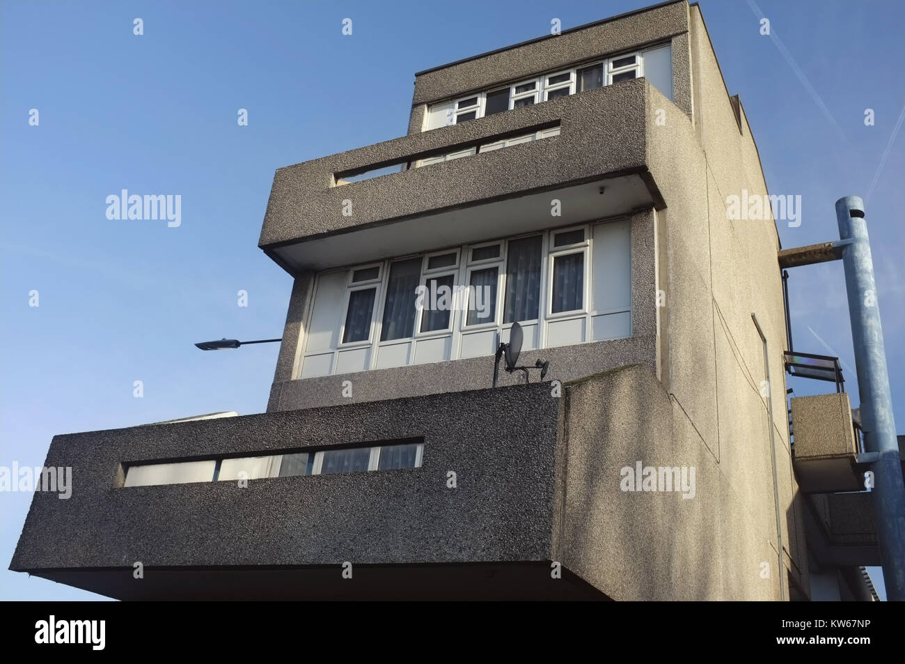 Postwar housing estate, Thamesmead, near Abbey Wood, southeast London