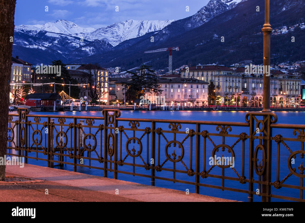 Lugano winter hires stock photography and images Alamy