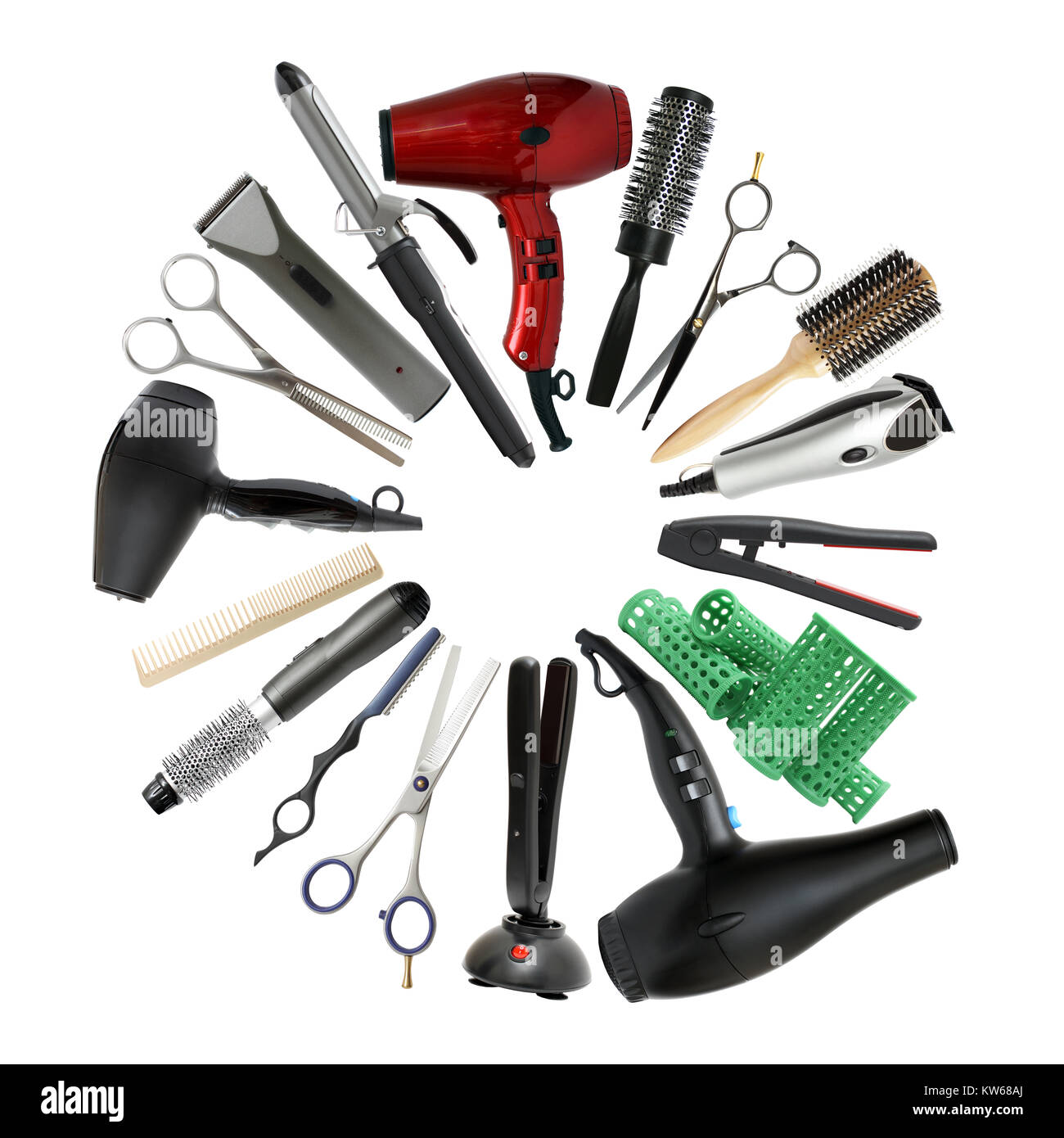 Beauty salon tools hi-res stock photography and images - Alamy