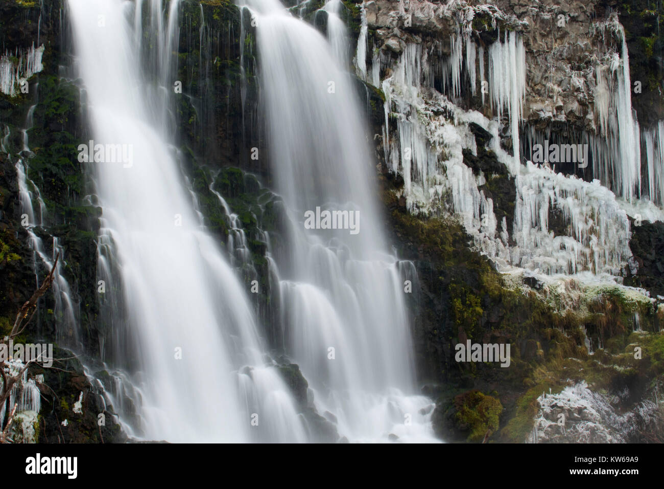 Waterfall, Thousand Springs State ParkRitter Island, Idaho Stock Photo