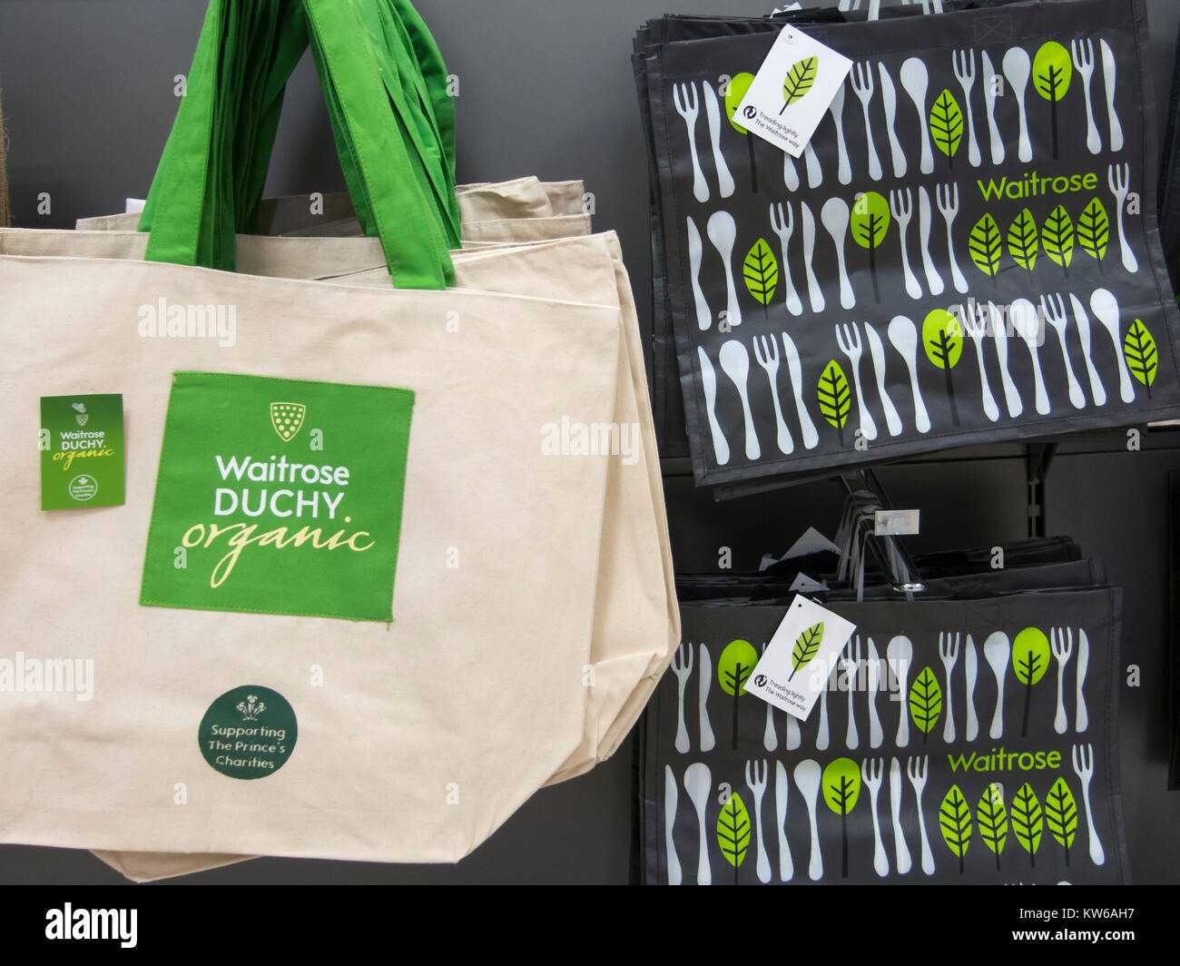 Waitrose Shopping Bag Stock Photos & Waitrose Shopping Bag Stock Images