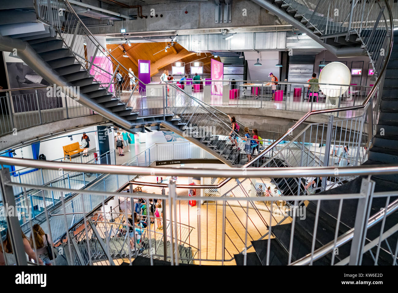 BREMEN GERMANY: JUNE 19, 2017: Universum Science Center building in Bremen. For the first five years since opening, nearly 2.5 million visitors visite Stock Photo