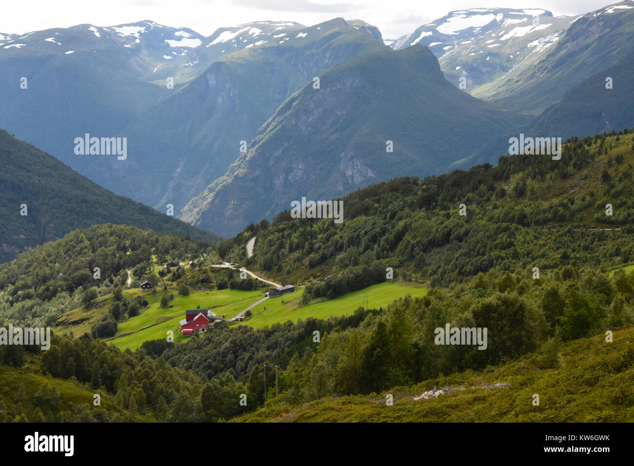 House in the Mountains ,Norway Stock Photo Alamy