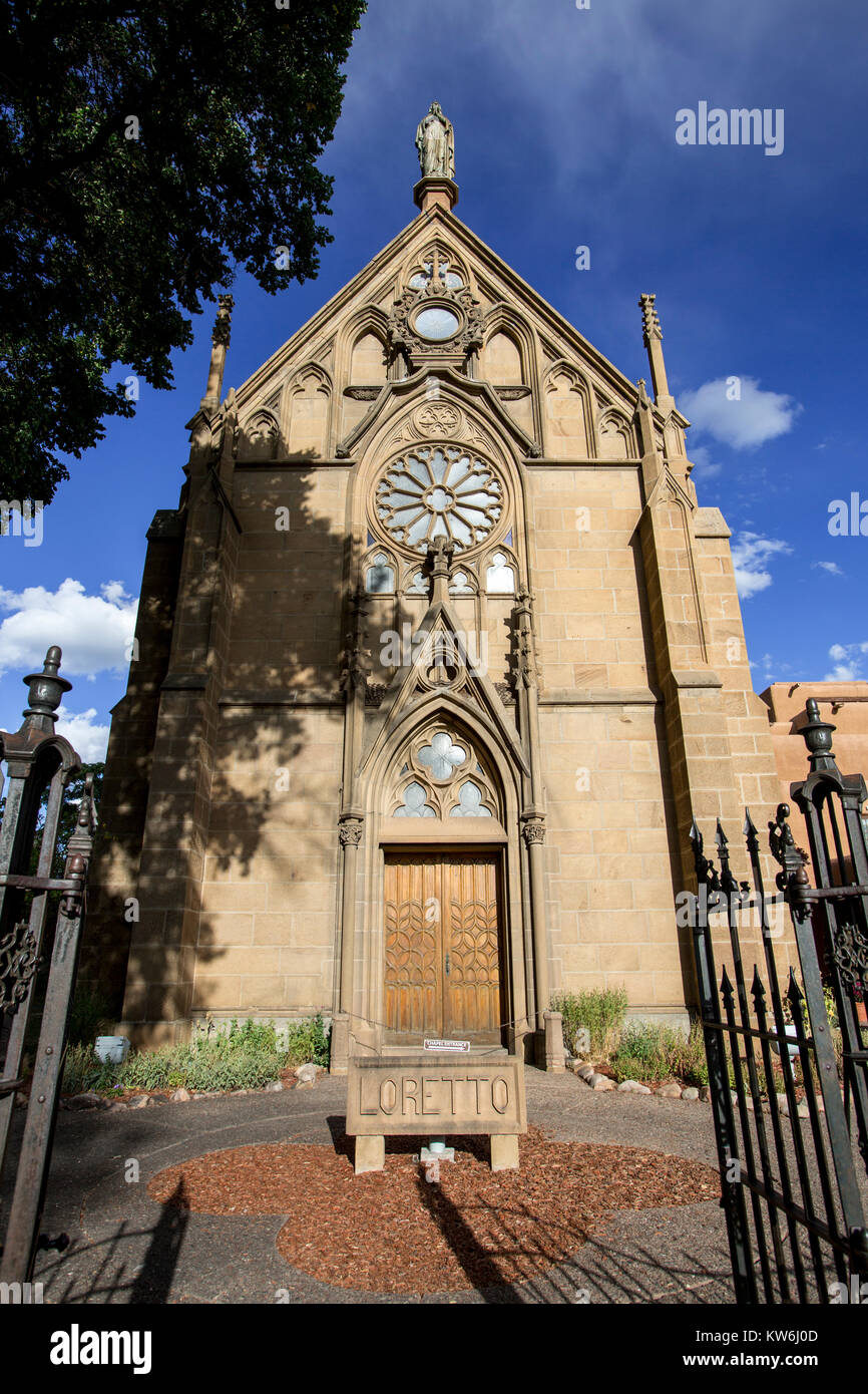 Loretto Chapel in Santa Fe, New Mexico Stock Photo