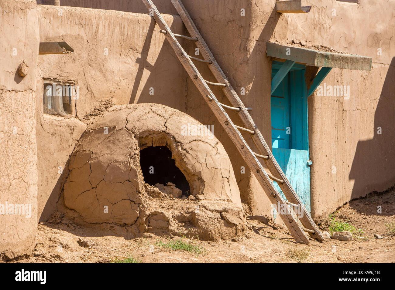 Taos Pueblo, New Mexico, United States Stock Photo