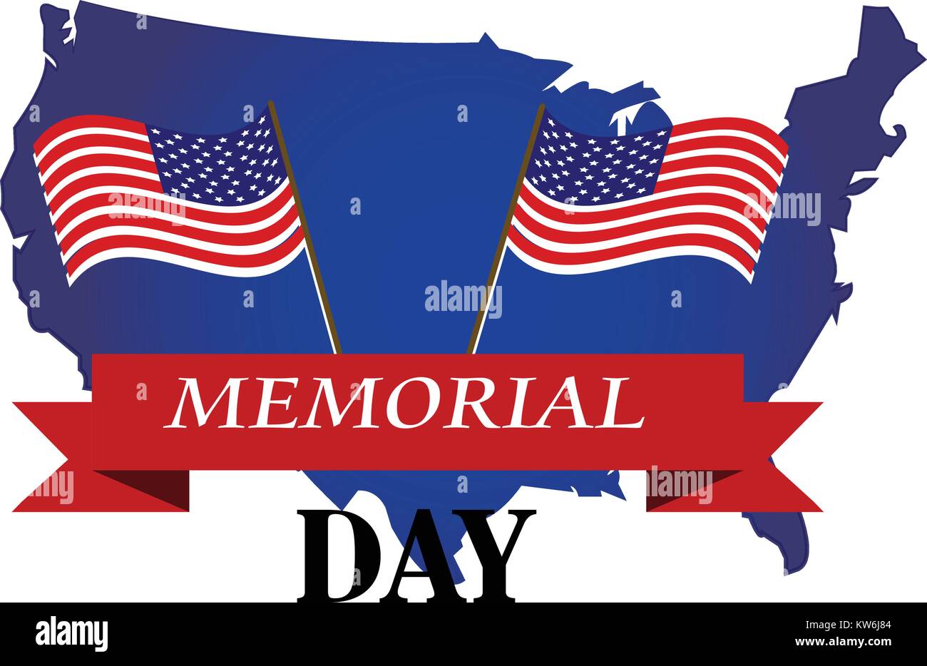 Happy Memorial Day Stock Vector Image & Art Alamy