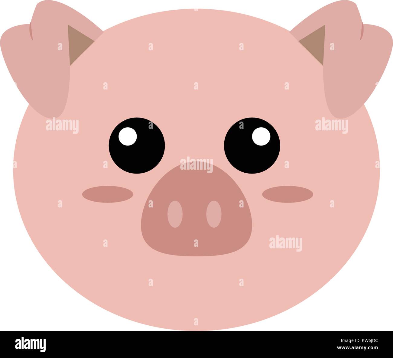 Cute animal face Stock Vector Image & Art - Alamy
