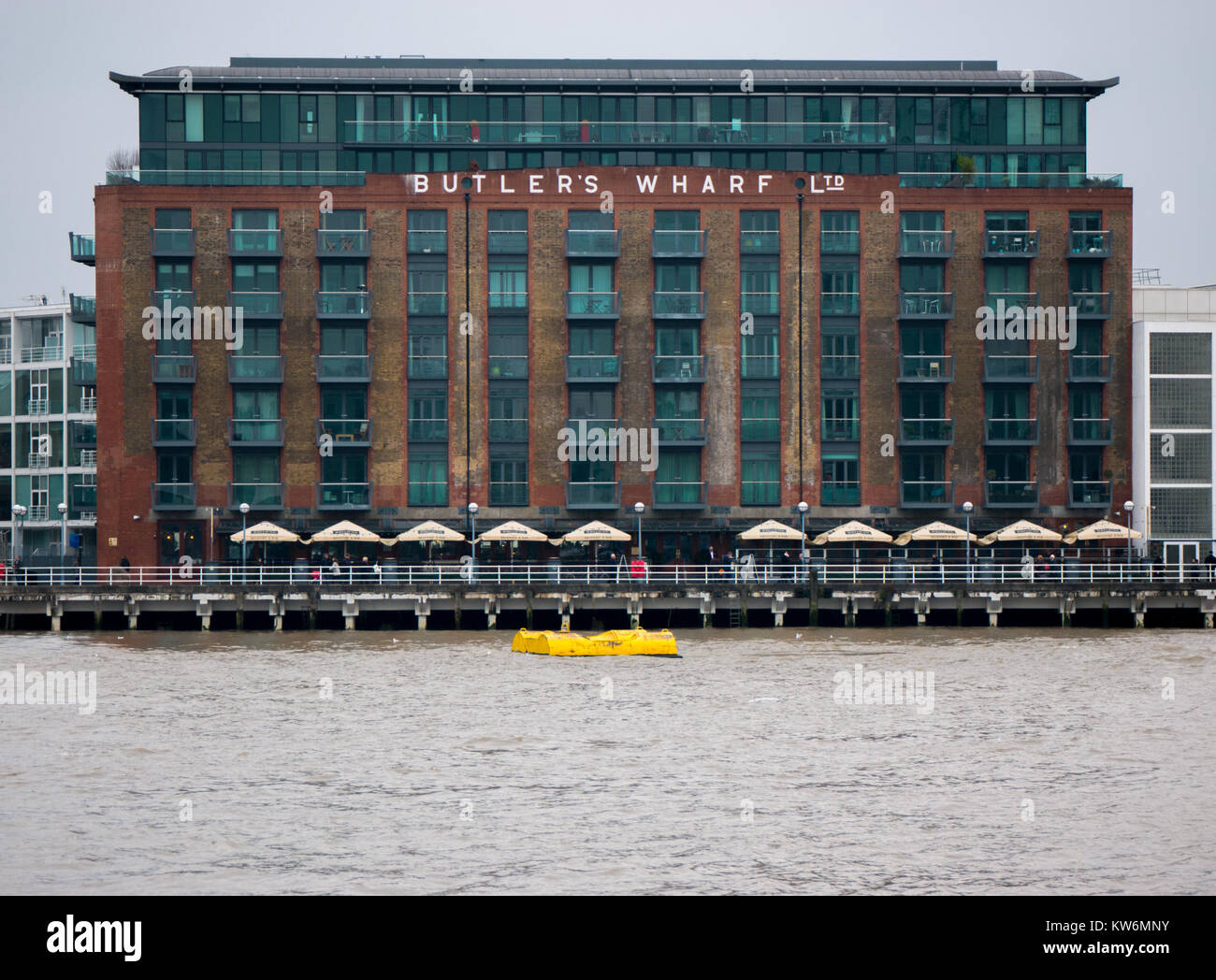 Butlers Wharf London Stock Photo Alamy