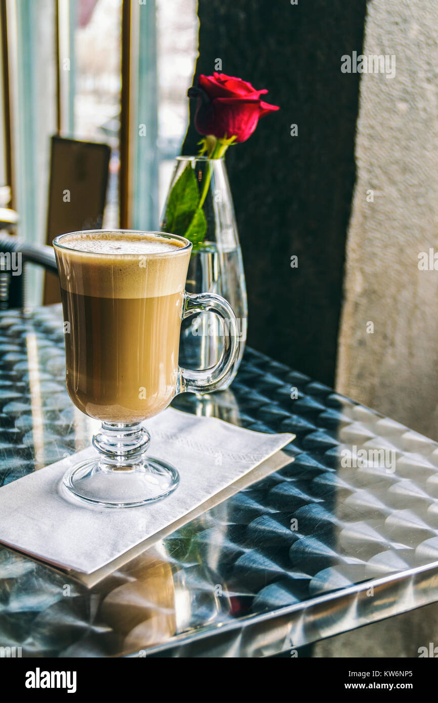 Latte break Stock Photo