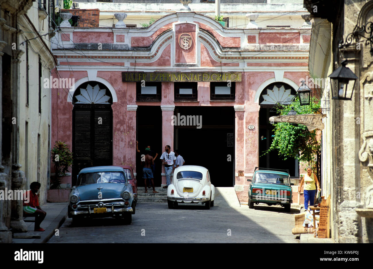 Street in Havanna, Cuba Stock Photo
