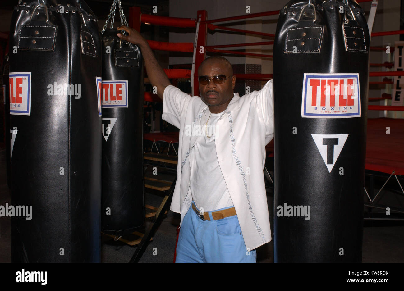 MIAMI, FL 2004 IBF Light heavyweight Boxer Glen Johnson