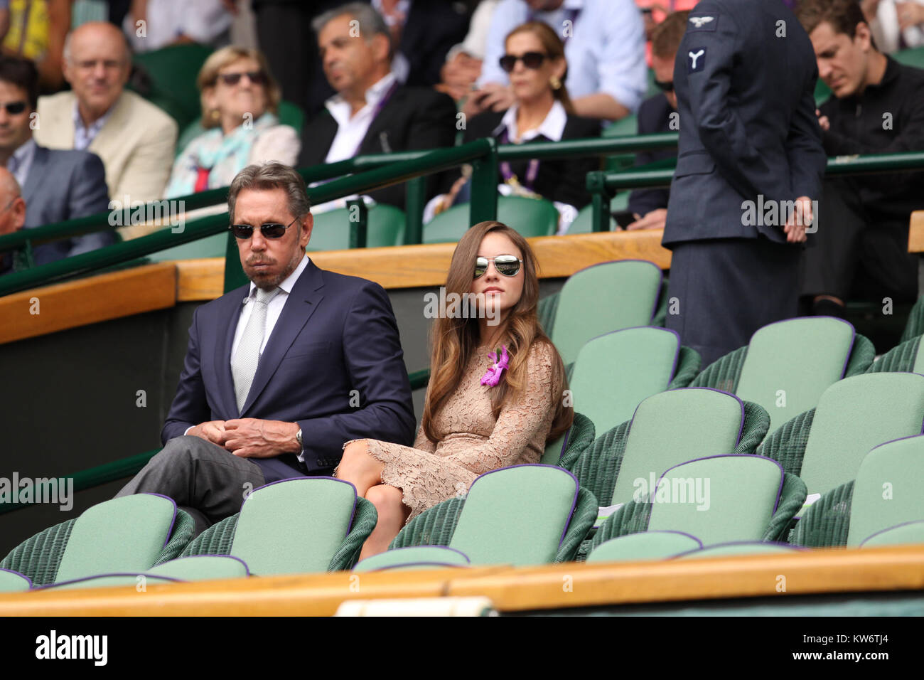 Larry ellison and nikita kahn hires stock photography and images Alamy