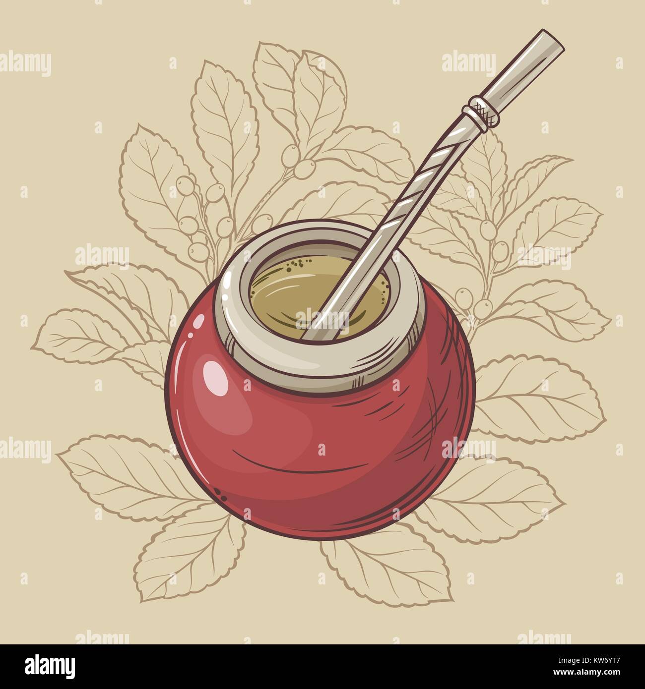 Uruguayan Thermos And Mate Stock Photo - Download Image Now - Yerba Mate,  Uruguay, Craft Product - iStock