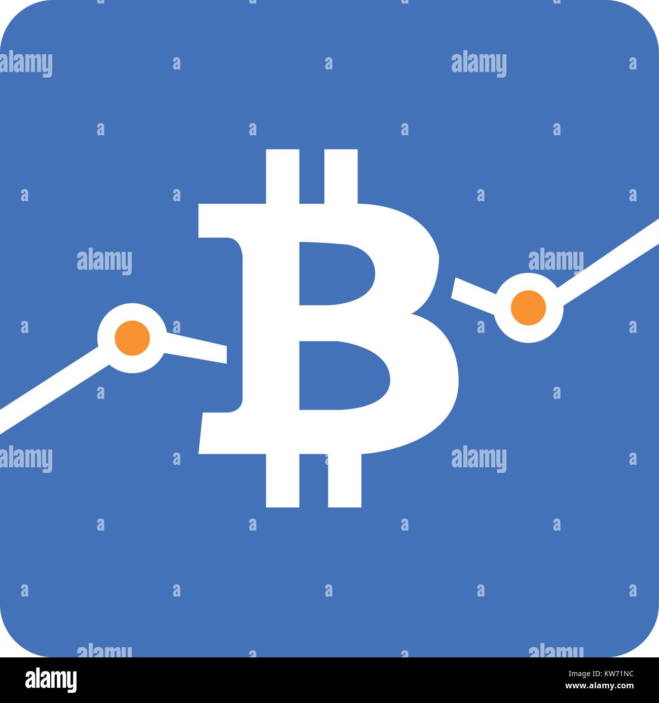 Bitcoin icon, vector illustration Stock Vector Image & Art - Alamy