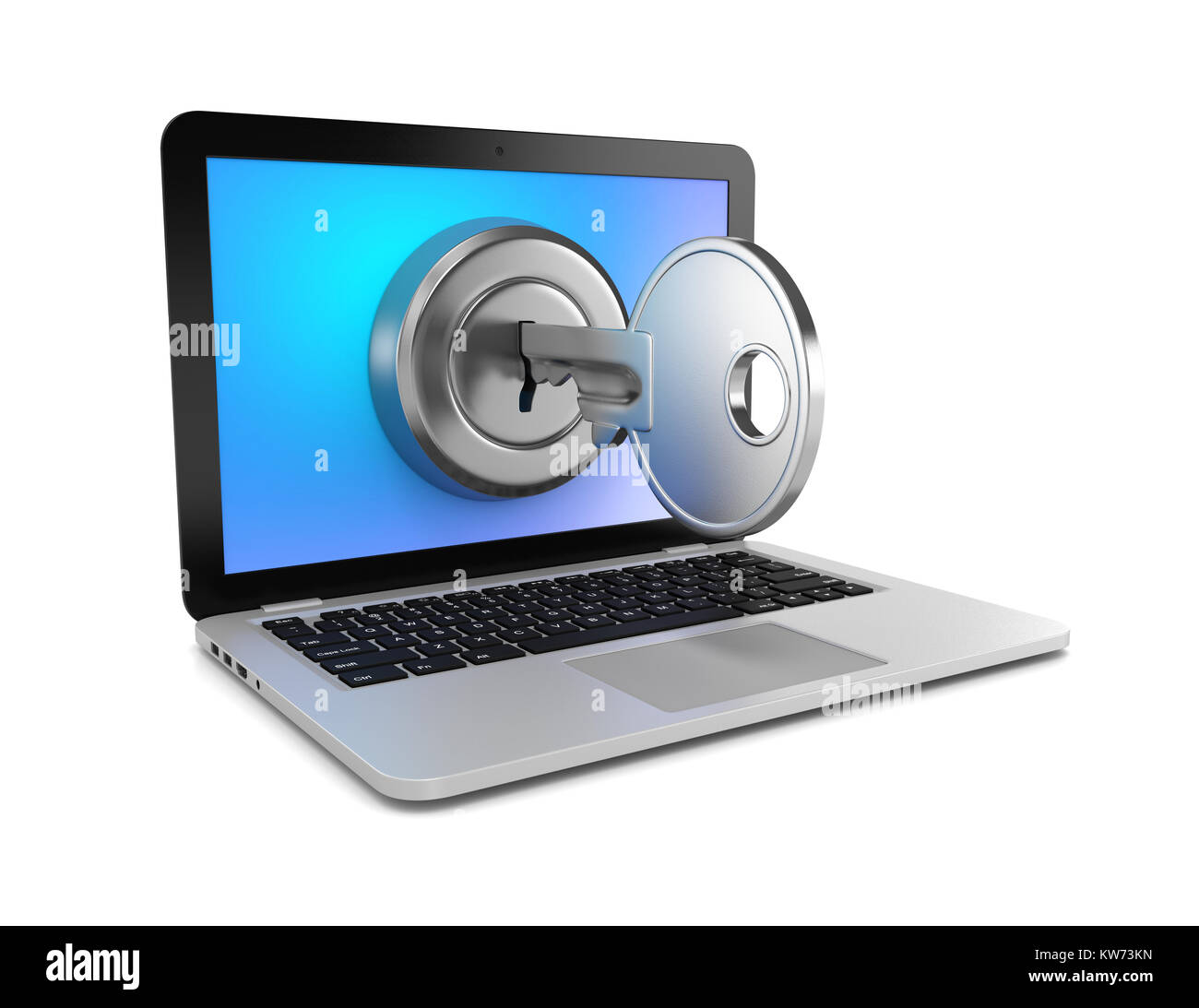 Laptop close Cut Out Stock Images & Pictures Alamy