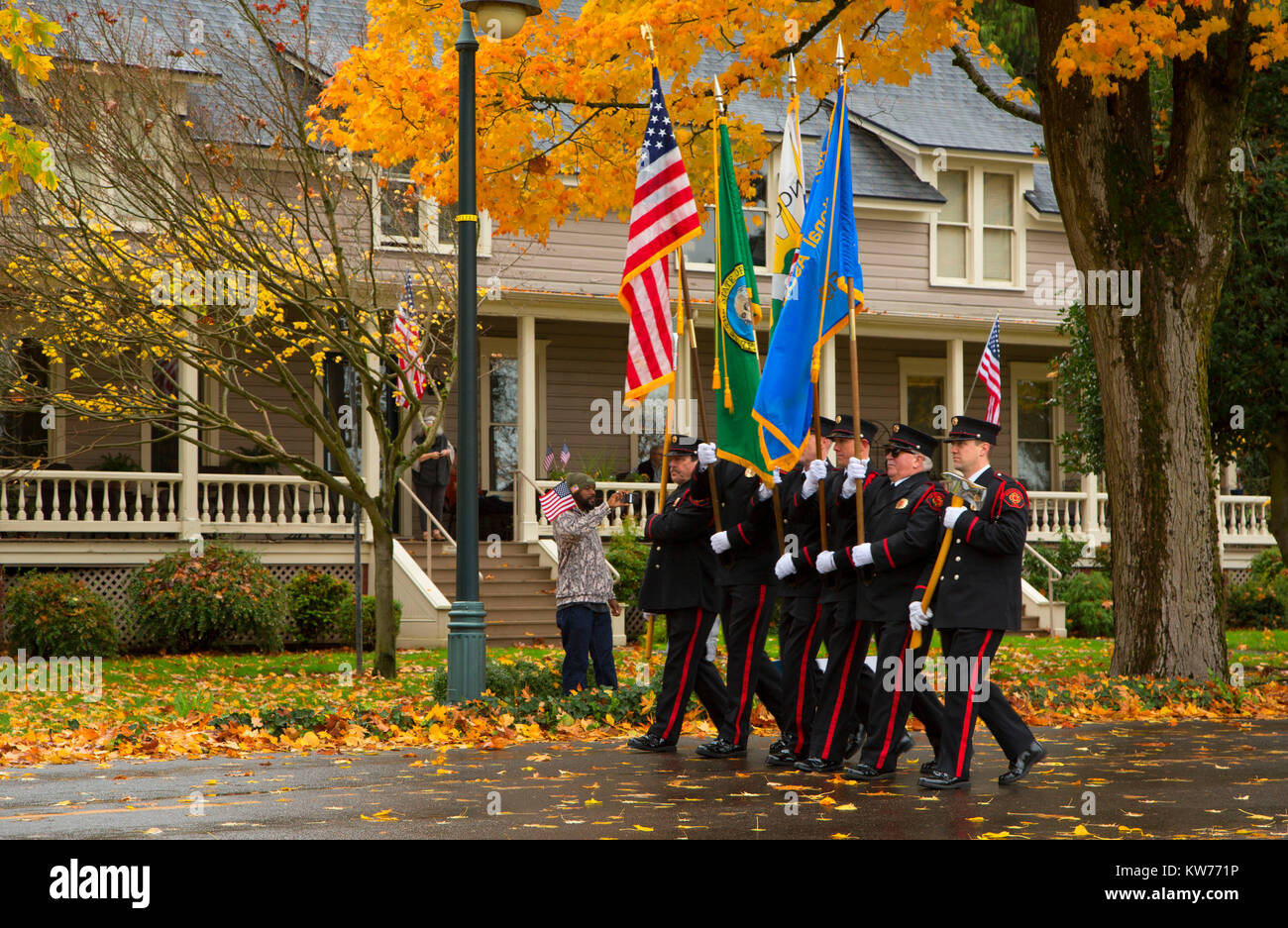 Veterans Day Parade, Fort Vancouver National Historic Site, Vancouver National Historic Reserve