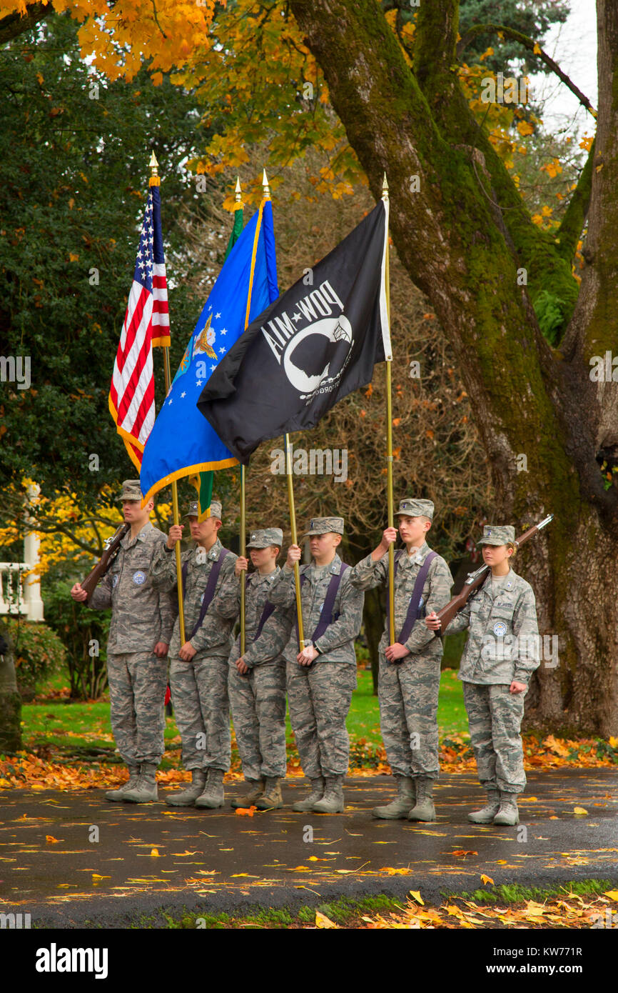 Veterans Day Parade, Fort Vancouver National Historic Site, Vancouver National Historic Reserve