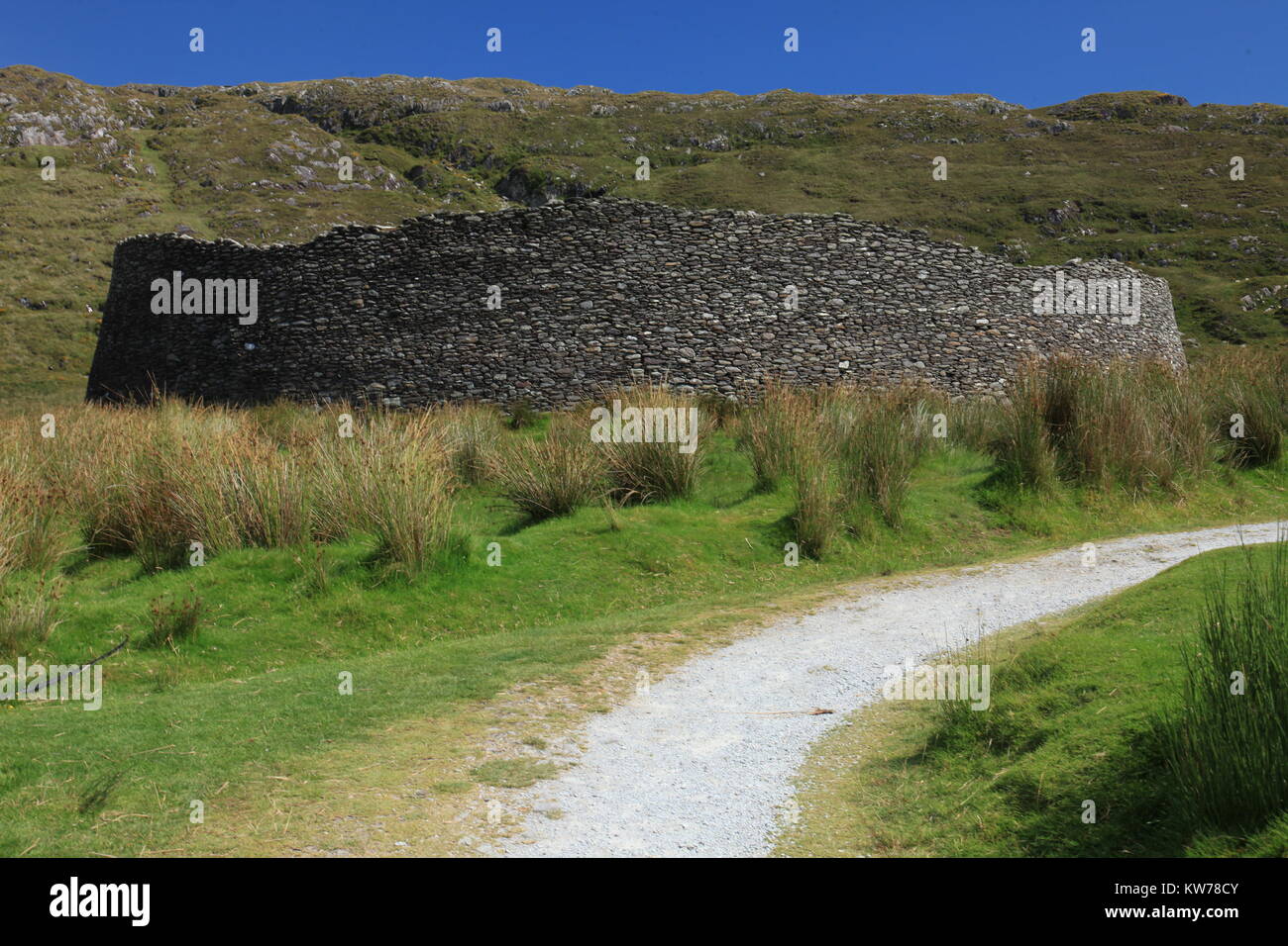 ancient stone built round fortification, ring of kerry, wild atlantic way, county kerry, ireland Stock Photo