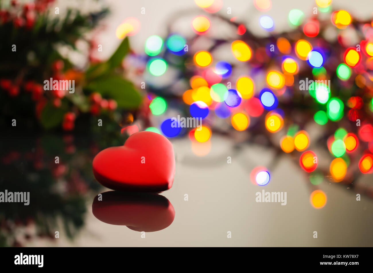 Festive Christmas background. Elegant abstract background with bokeh ...