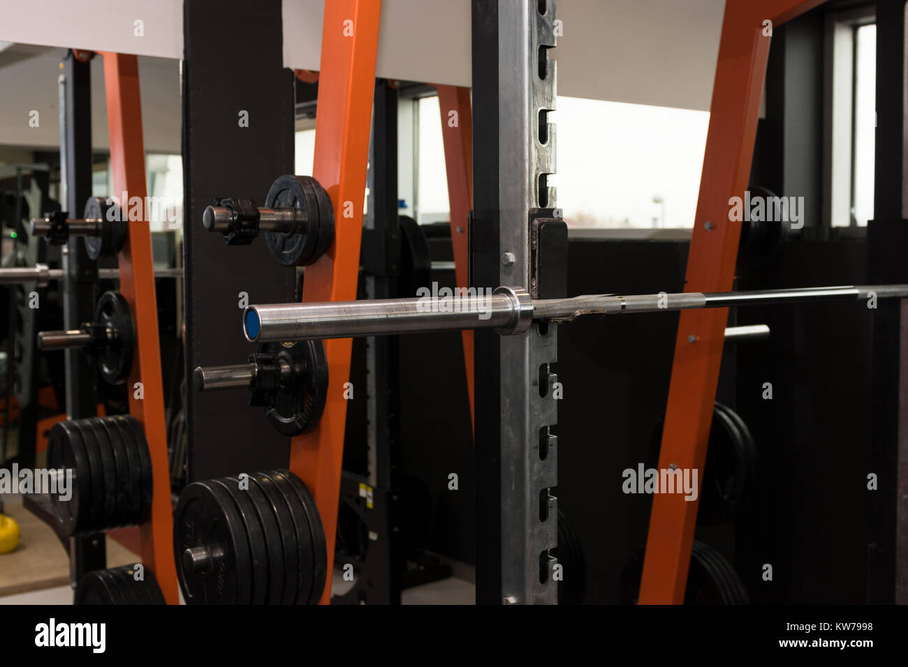Workout equipment at a gym hires stock photography and images Alamy