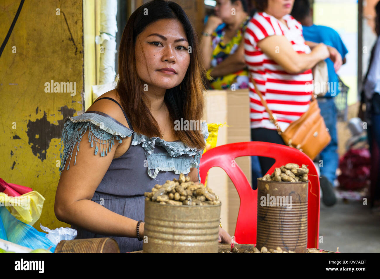 Peanut street seller hires stock photography and images Alamy