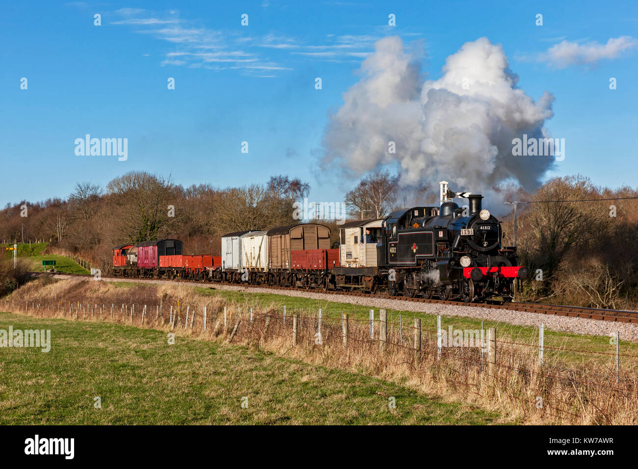 Swanage Railway, Winter Warmer 2017 Stock Photo
