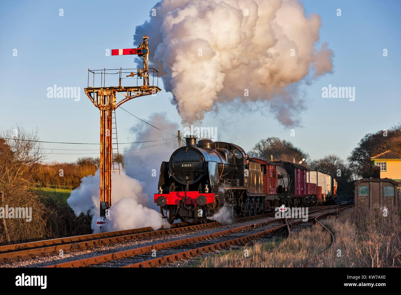 Swanage Railway, Winter Warmer 2017 Stock Photo