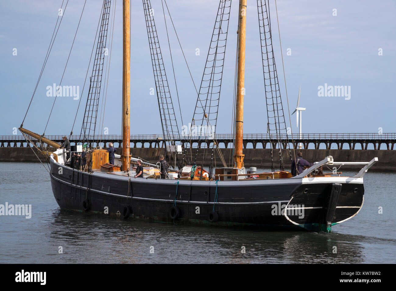 Williams, restored Baltic trader, Blyth Tall Ship project, Blyth