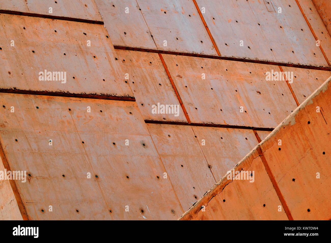 Abstract view of theatre part of Cultural Centre in Tijuana Mexico Stock Photo
