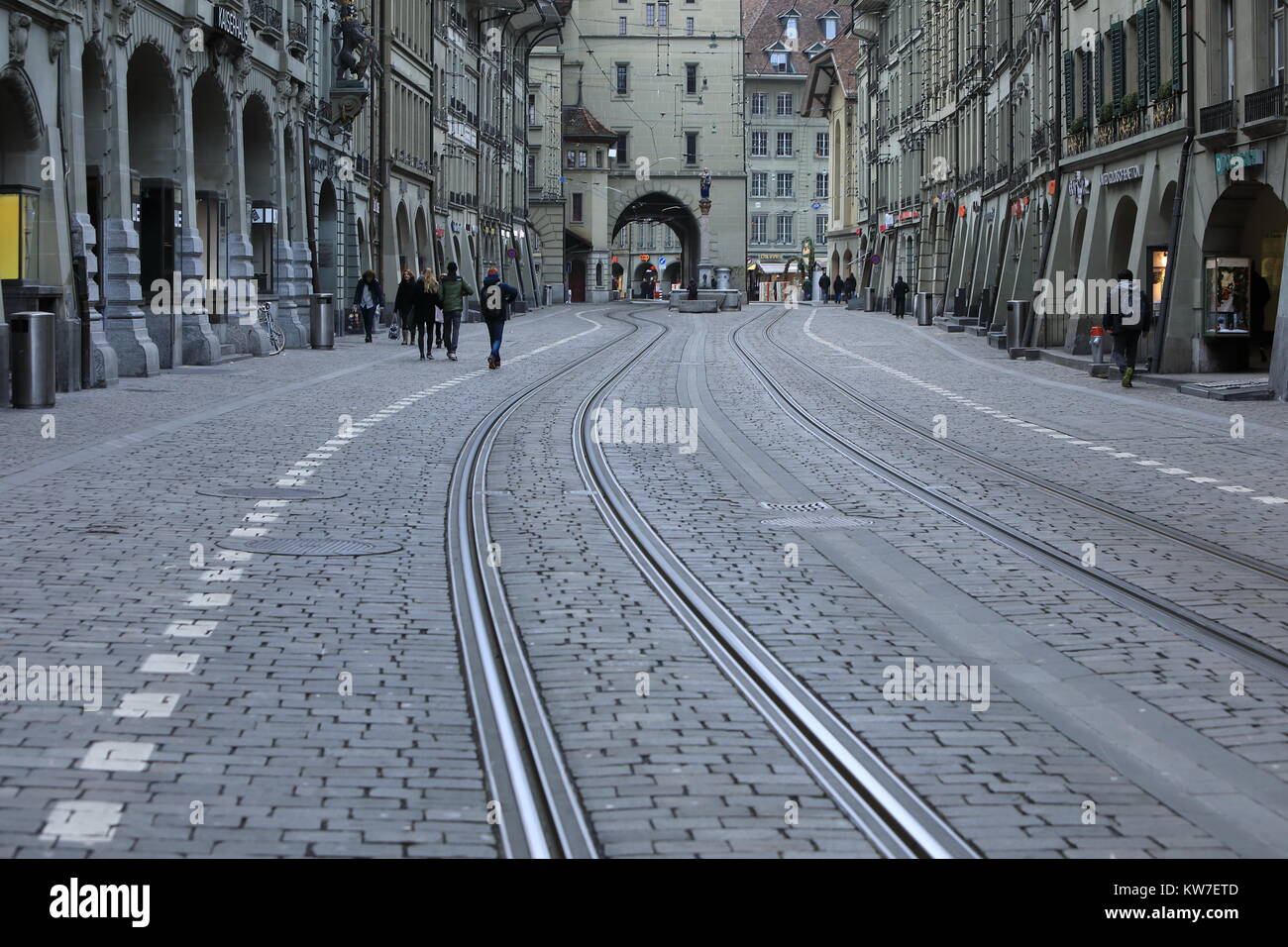 The Old Town of Bern in Switzerland is a UNESCO World Heritage site and ...