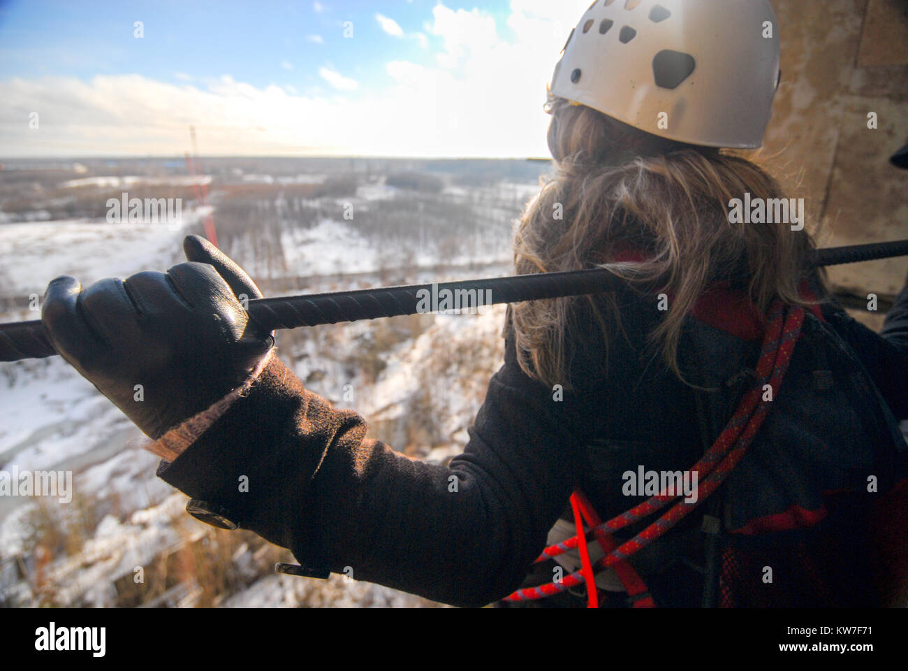 Rope jumping event Stock Photo - Alamy