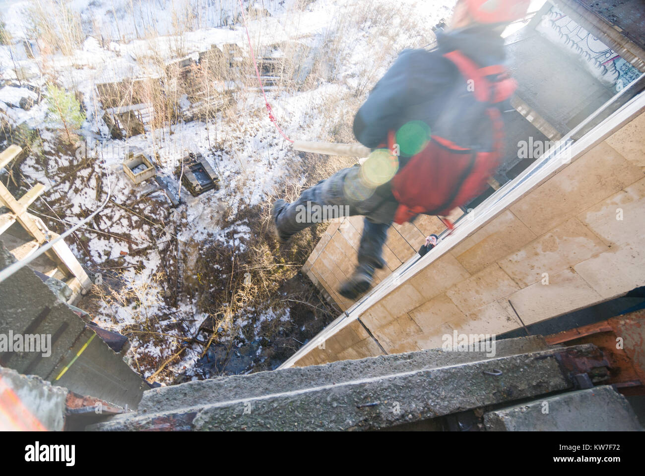 Rope jumping event Stock Photo - Alamy
