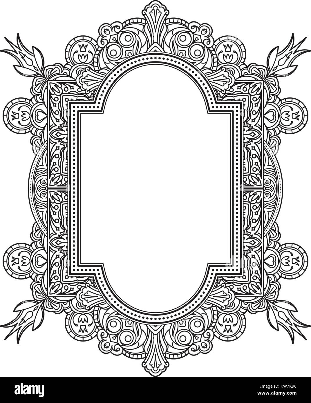 Frame pattern hi-res stock photography and images - Alamy