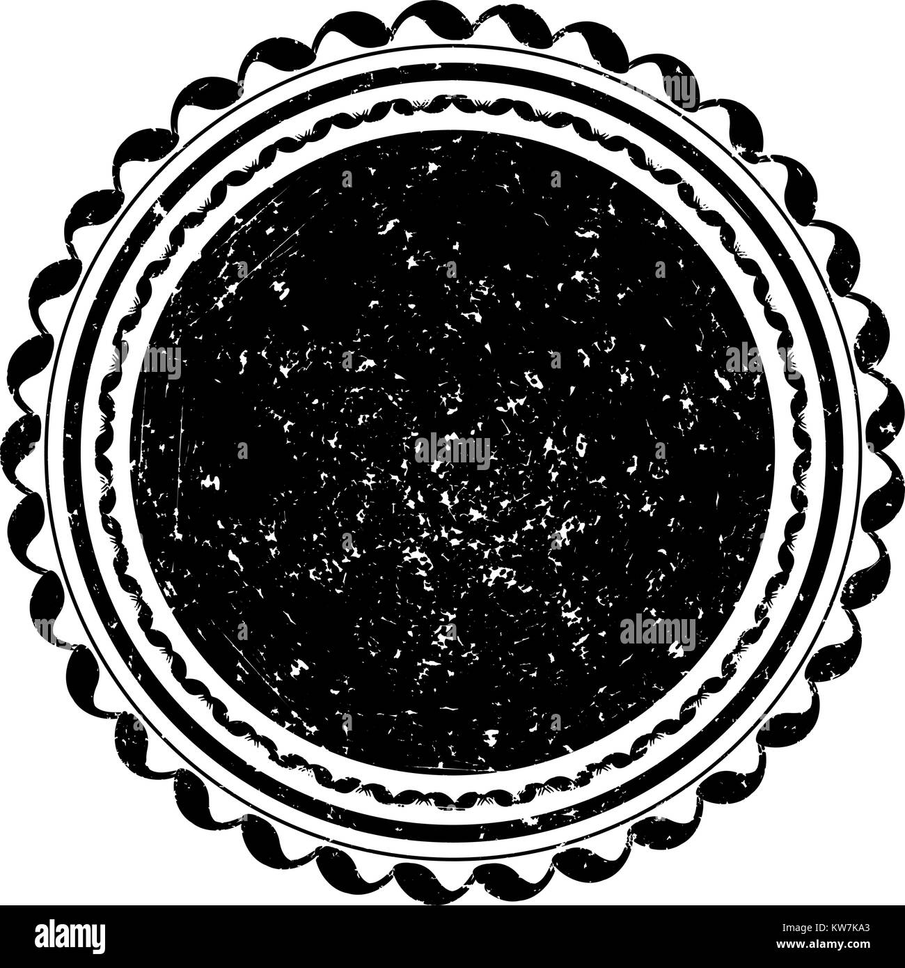 Black vector grunge template for rubber stamp Stock Vector Image & Art ...