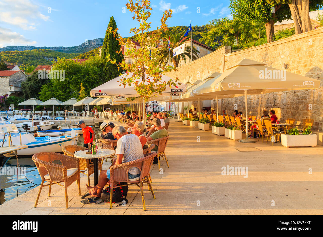 Bol croatia restaurant hi-res stock photography and images - Alamy