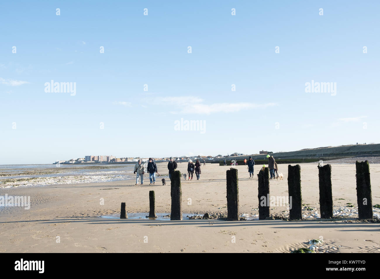 Minnis Bay Birchington Thanet Kent Stock Photo