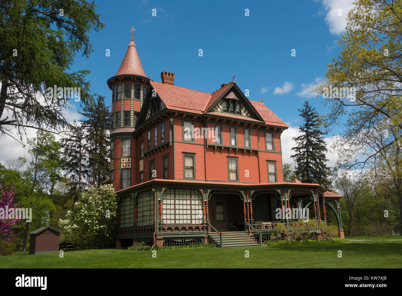 Wilderstein historic site Rhinebeck NY Stock Photo