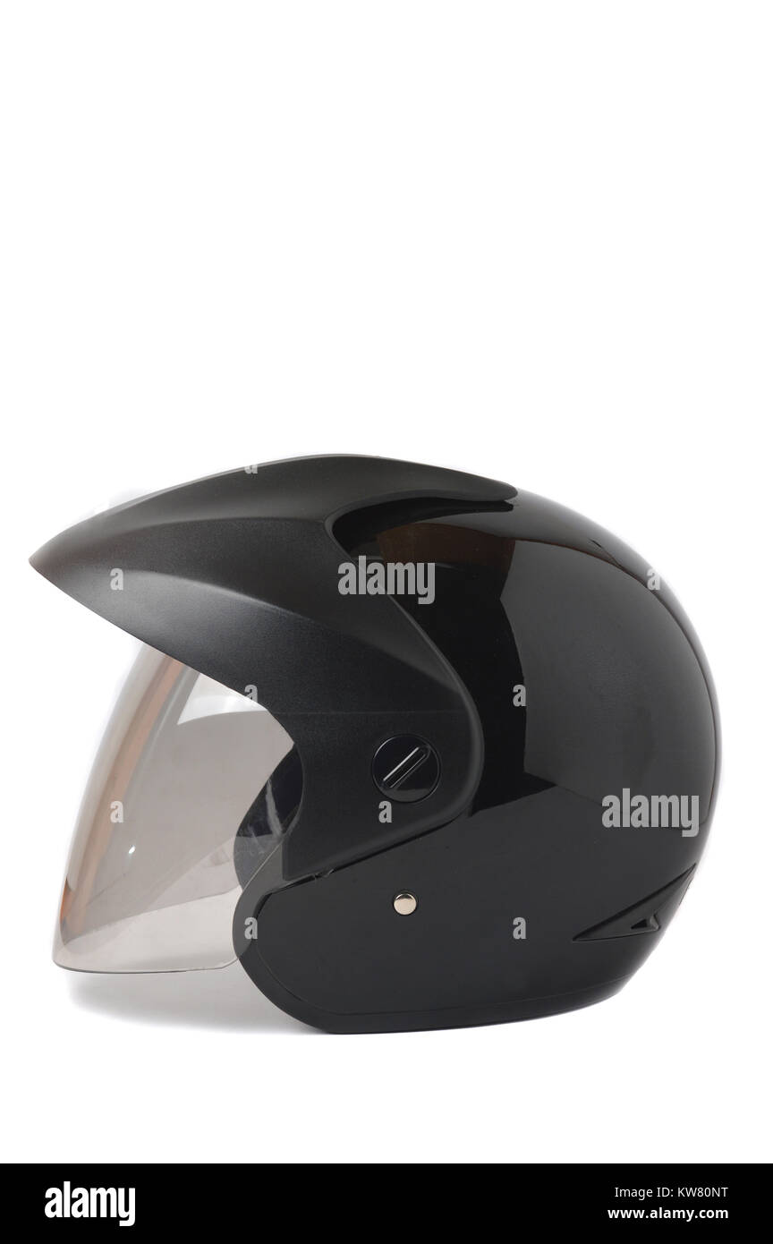 black helmet on white background Stock Photo - Alamy