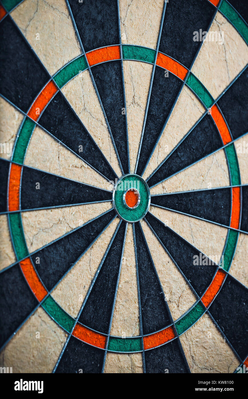 Close up of colorful and empty darts board Stock Photo - Alamy