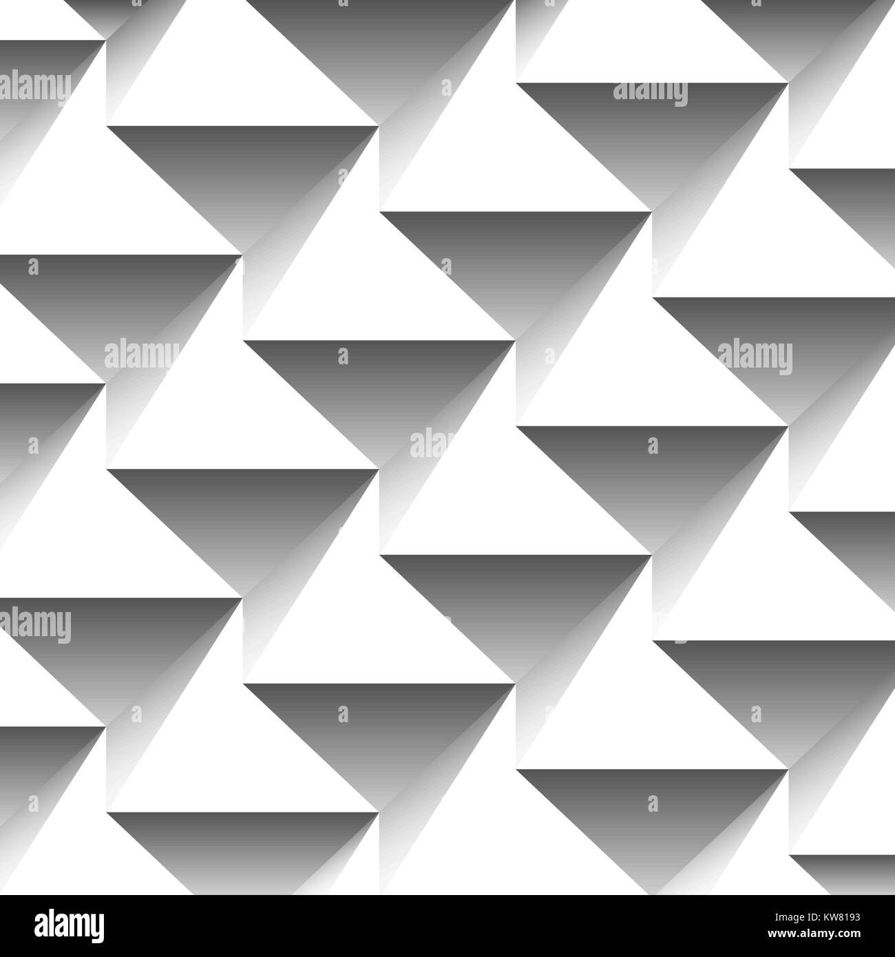 Abstract geometric background from triangle shapes. Monochrome vector ...