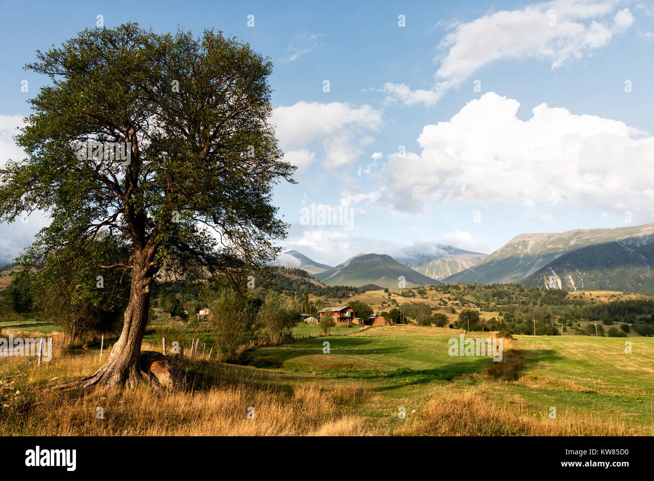 Pinarli village of Savsat district of Artvin province,Turkey Stock Photo