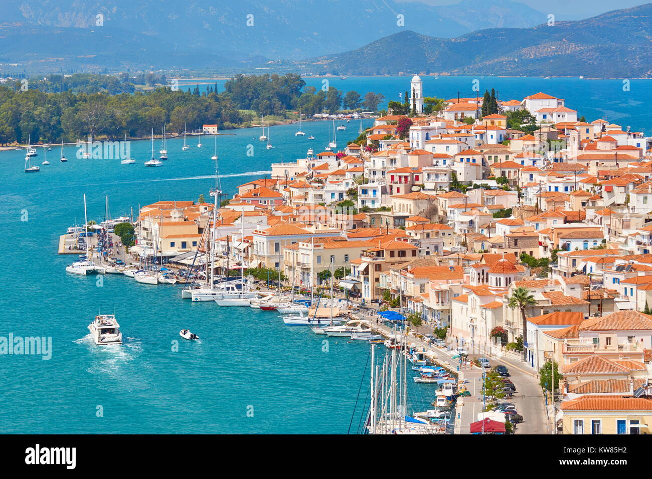 Poros Island Argolida Peloponnese Greece Stock Photo Alamy Poros Island Argolida Peloponnese Greece Stock Photo Alamy