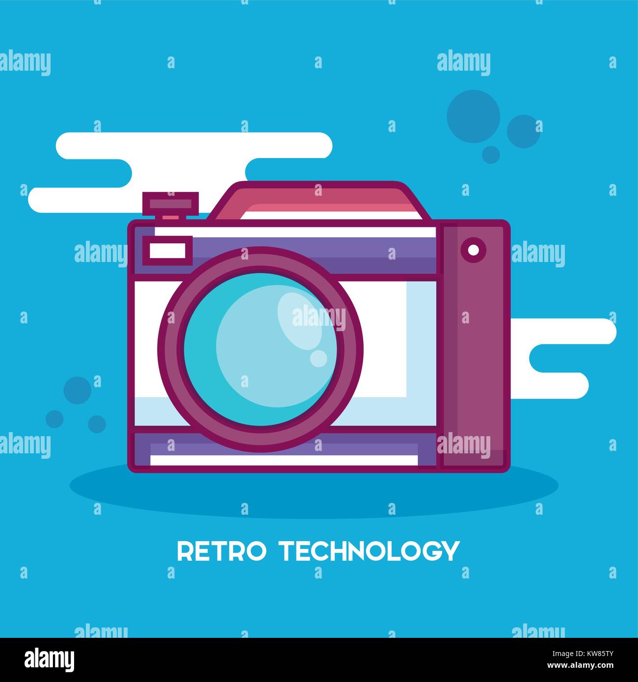 camera retro technology icon Stock Vector Image & Art - Alamy