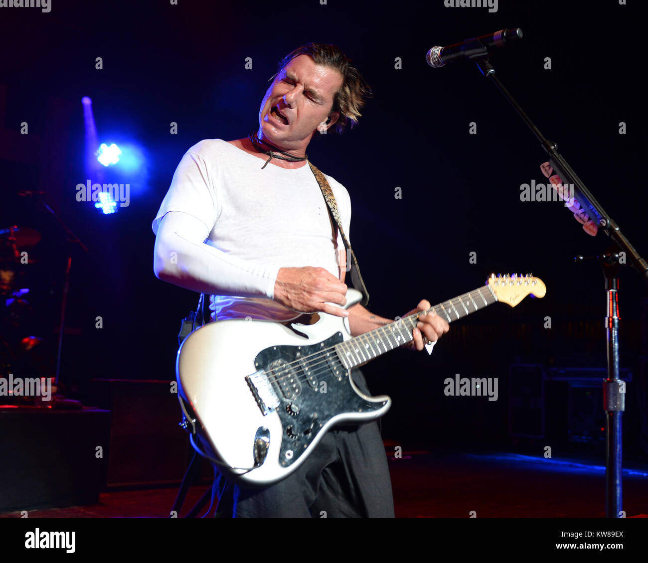 MIAMI BEACH, FL - APRIL 22: Gavin Rossdale of Bush performs at the ...